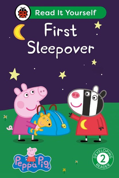 Peppa Pig: First Sleepover: Read It Yourself - Level 2 Developing Reader, Ladybird ; Peppa Pig - Gebonden - 9780241565391