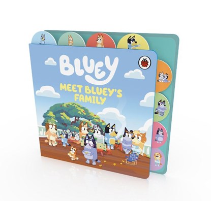 Bluey: Meet Bluey's Family: Tabbed Board Book, Bluey - Gebonden - 9780241728789
