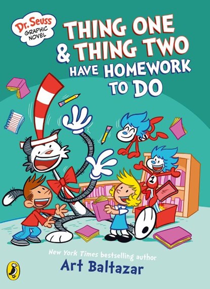 Dr Seuss Graphic Novel: Thing One and Thing Two Have Homework to Do, Art Baltazar - Paperback - 9780241742549