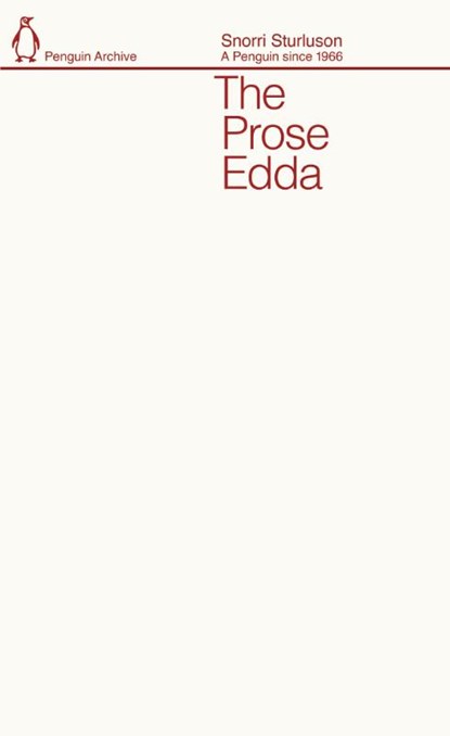 The Prose Edda, Snorri Sturluson - Paperback - 9780241752296