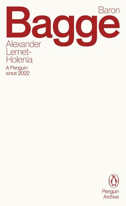 Baron Bagge, Alexander Lernet-Holenia - Paperback - 9780241752449