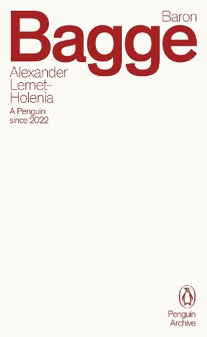 Baron Bagge, Alexander Lernet-Holenia - Paperback - 9780241752449