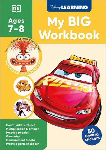 Disney Learning Big Workbook Ages 7-8 (Year 3), DK - Paperback - 9780241763865
