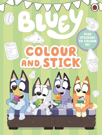 Bluey: Colour and Stick, Bluey - Paperback - 9780241780343