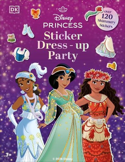 Disney Princess Sticker Dress-up Party, DK - Paperback - 9780241814574