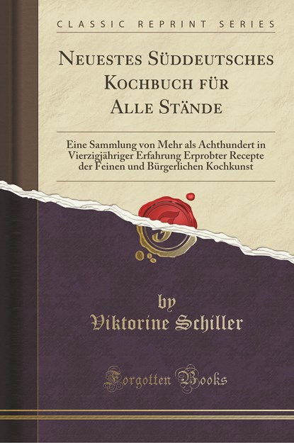 Neuestes Süddeutsches Kochbuch für Alle Stände, niet bekend - Paperback - 9780243907694