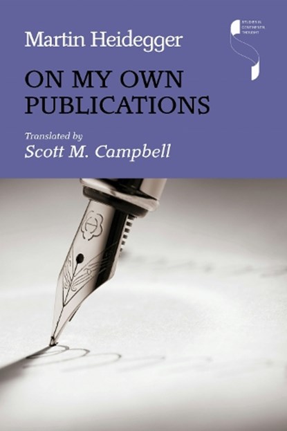 On My Own Publications, Martin Heidegger - Gebonden - 9780253071866