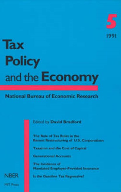 Tax Policy and the Economy, niet bekend - Paperback - 9780262521581