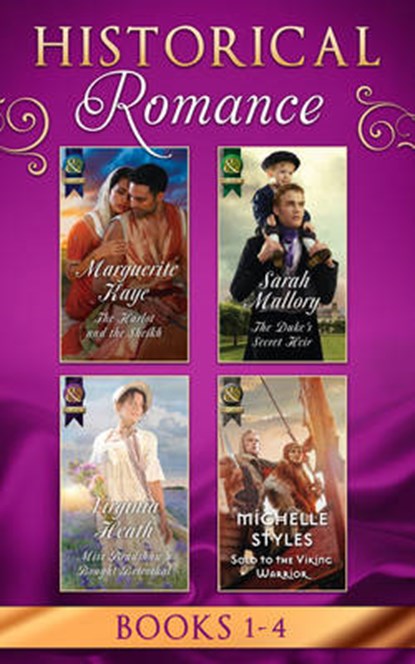 Historical Romance Books 1 - 4, KAYE,  Marguerite ; Mallory, Sarah ; Heath, Virginia ; Styles, Michelle - Paperback - 9780263931174