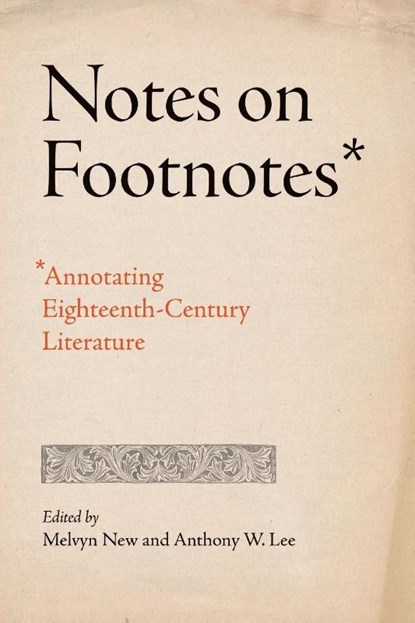 Notes on Footnotes, Melvyn (Professor Emeritus) New ; Anthony W. Lee - Paperback - 9780271093987