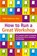 How to Run a Great Workshop, Nikki Highmore Sims - Paperback - 9780273707875