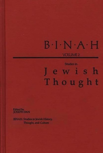 Binah, Joseph Dan - Gebonden - 9780275930387