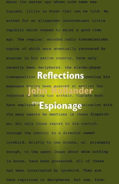 Reflections on Espionage, John Hollander - Paperback - 9780300079661