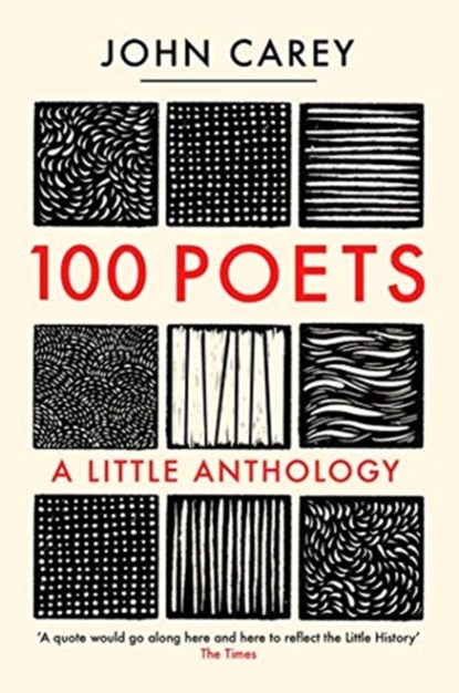 100 Poets, John Carey - Gebonden Gebonden - 9780300258011
