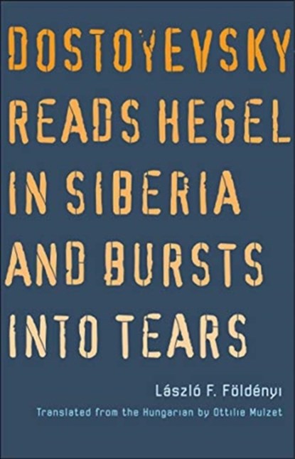 Dostoyevsky Reads Hegel in Siberia and Bursts into Tears, Laszlo F. Foldenyi - Paperback - 9780300258455