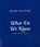 What Do We Know, Mary Oliver - Paperback - 9780306812064