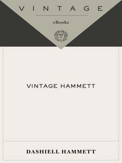 Vintage Hammett, Dashiell Hammett - Ebook - 9780307429995