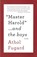 MASTER HAROLD AND THE BOYS, Athol Fugard - Paperback - 9780307475206