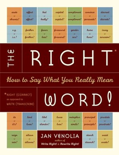 The Right Word!, Jan Venolia - Ebook - 9780307784193