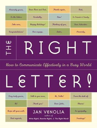 The Right Letter, Jan Venolia - Ebook - 9780307784209