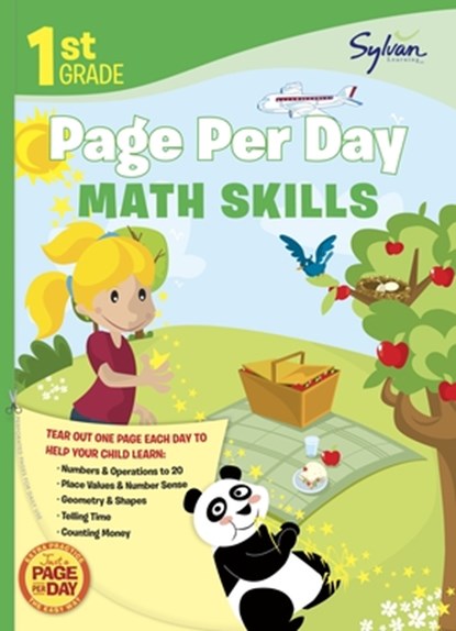 1st Grade Page Per Day: Math Skills, Sylvan Learning - Paperback - 9780307944603