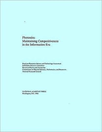 Photonics, niet bekend - Paperback - 9780309039406