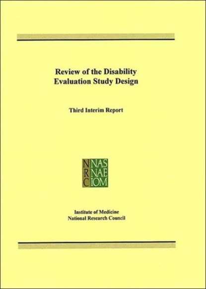 Review of the Disability Evaluation Study Design,  - Paperback - 9780309068307