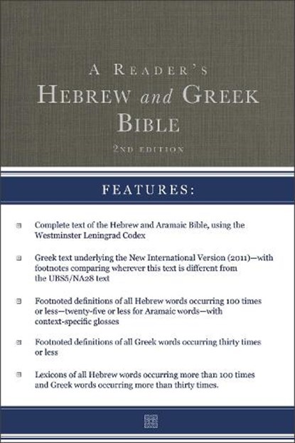A Reader's Hebrew and Greek Bible, A. Philip Brown II ; Bryan W. Smith ; Richard J. Goodrich ; Albert L. Lukaszewski - Gebonden - 9780310109938
