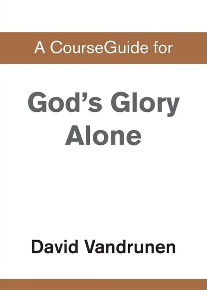 A CourseGuide for God's Glory Alone, Zondervan Academic - Paperback - 9780310110583