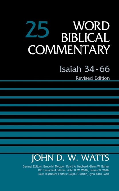 Isaiah 34-66, Volume 25, John D. W. Watts - Gebonden - 9780310136651