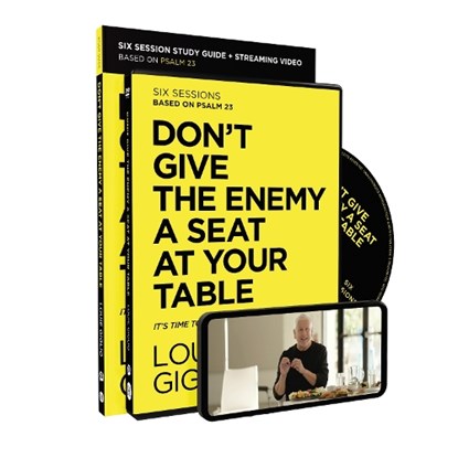 Don't Give the Enemy a Seat at Your Table Study Guide with DVD, Louie Giglio - Paperback - 9780310156307