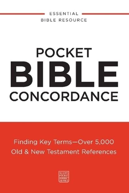 Pocket Bible Concordance, Thomas Nelson - Paperback - 9780310181125