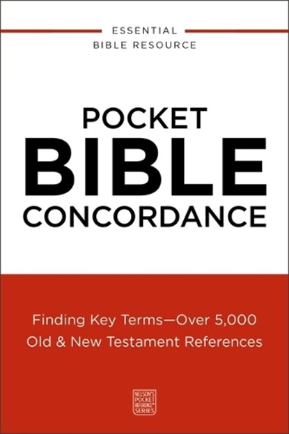 Pocket Bible Concordance, Thomas Nelson - Paperback - 9780310181125