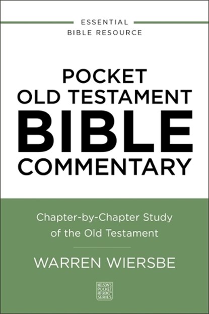 Pocket Old Testament Bible Commentary, Warren W. Wiersbe - Paperback - 9780310181156