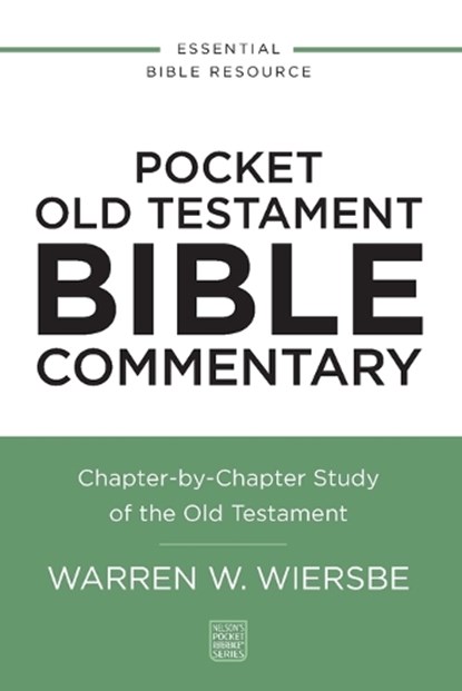 Pocket Old Testament Bible Commentary, Warren W. Wiersbe - Paperback - 9780310181156
