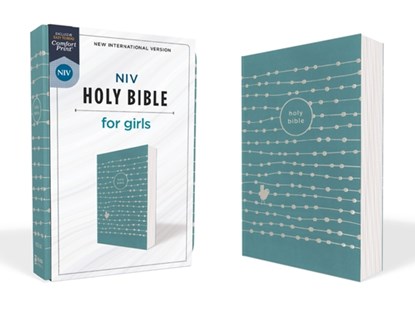Niv, Holy Bible for Girls, Soft Touch Edition, Leathersoft, Teal, Comfort Print, Zondervan - Gebonden - 9780310454984