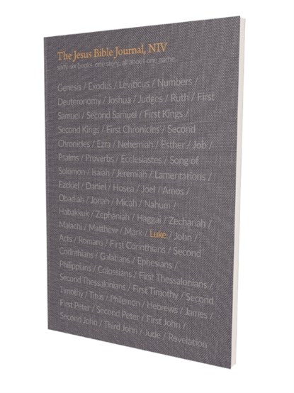 The Jesus Bible Journal, Luke, NIV, Paperback, Comfort Print, Zondervan Zondervan - Paperback - 9780310456131