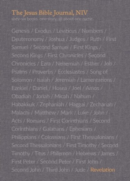 The Jesus Bible Journal, Revelation, NIV, Paperback, Comfort Print, Zondervan Zondervan - Paperback - 9780310456186