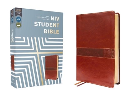 Niv, Student Bible, Leathersoft, Brown, Comfort Print, Philip Yancey - Gebonden - 9780310461647