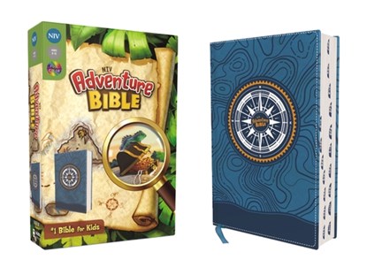 Niv, Adventure Bible, Leathersoft, Blue, Full Color, Thumb Indexed Tabs, Lawrence O. Richards - Gebonden - 9780310461883
