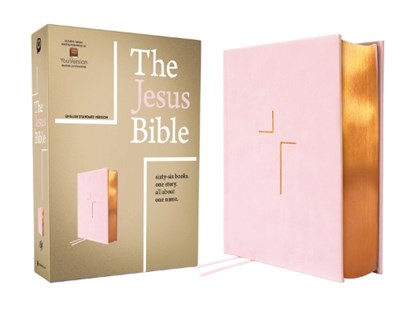 The Jesus Bible, ESV Edition, Leathersoft over Board, Pink, Zondervan Publishing - Gebonden - 9780310466482