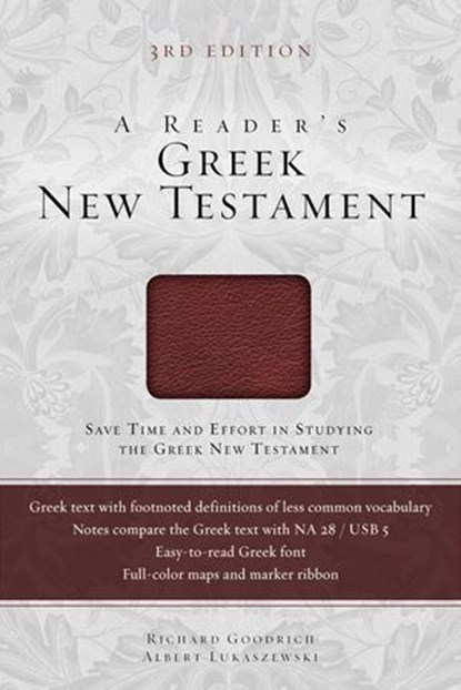 A Reader's Greek New Testament, Richard J. Goodrich ; Albert L. Lukaszewski - Ebook - 9780310521471