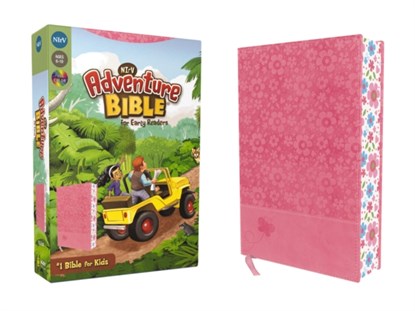 NIrV, Adventure Bible for Early Readers, Leathersoft, Pink, Full Color, Lawrence O. Richards - Gebonden - 9780310745204