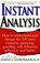 Instant Analysis, David J. Lieberman - Gebonden - 9780312194666