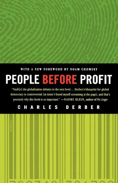 People Before Profit, Charles Derber - Paperback - 9780312306700