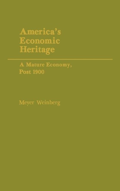 Mature Economy V2, Meyer Weinberg - Gebonden - 9780313241369