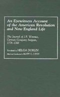 An Eyewitness Account of the American Revolution and New England Life | auteur onbekend | 