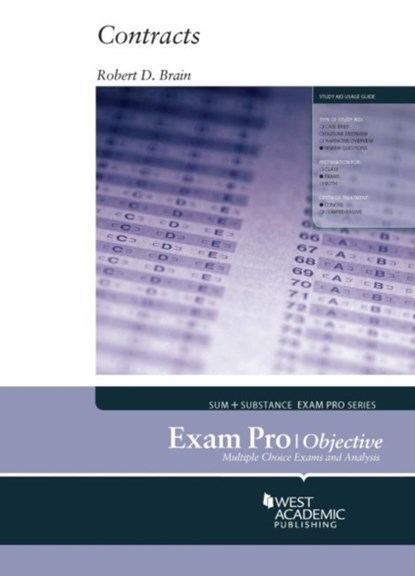 Exam Pro on Contracts, Objective Questions, Robert D. Brain - Paperback - 9780314285966