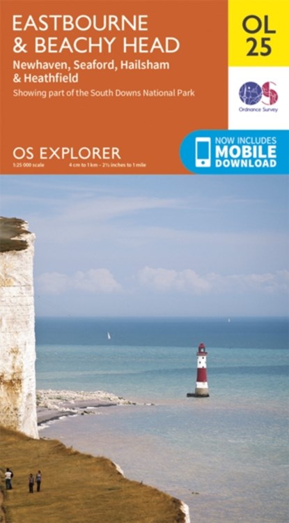 Eastbourne & Beachy Head, Newhaven, Seaford, Hailsham & Heathfield, Ordnance Survey - Gebonden - 9780319242643