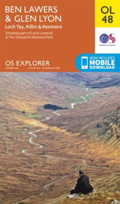 Ben Lawers & Glen Lyon, Loch Tay, Killin & Kenmore, Ordnance Survey - Gebonden - 9780319242872